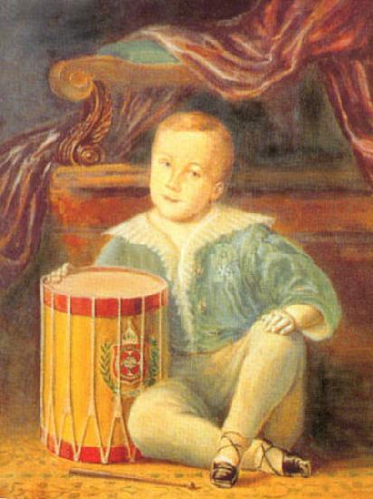 Armand Palliere Pedro II of Brazil, aged 4 oil painting picture